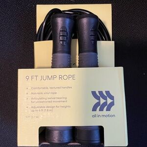 All in Motion Black Jump Rope